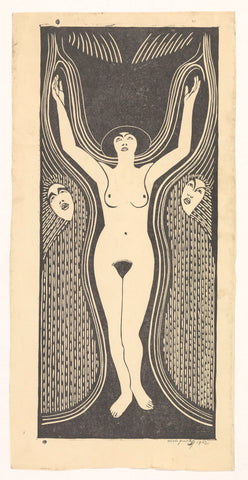 Ecstasy, Samuel Jessurun de Mesquita, 1922 Canvas Print