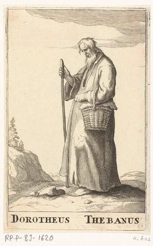 Saint Dorotheus of Thebe, Frederick Bloemaert, after 1636 - c. 1670 Canvas Print