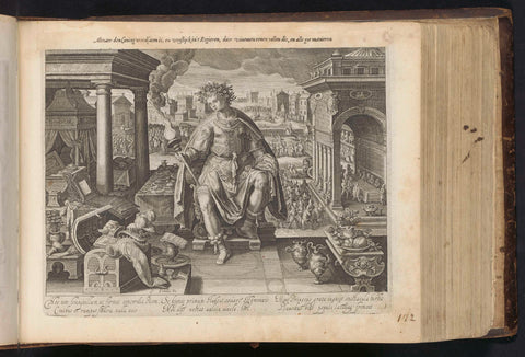 Nuptiae as personification of marriage, anonymous, Raphaël Sadeler (I), 1646 Canvas Print