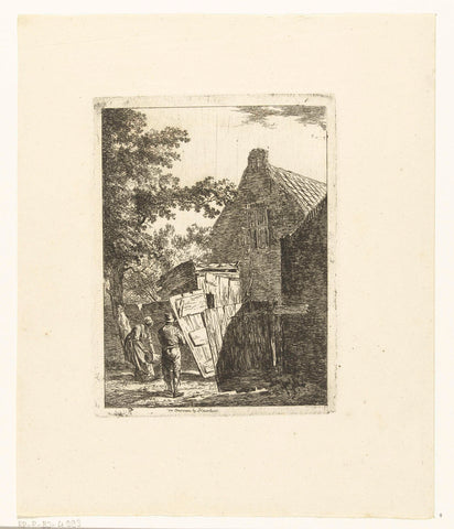 In Overveen near Haarlem, Hermanus van Brussel, c. 1800 - c. 1810 Canvas Print