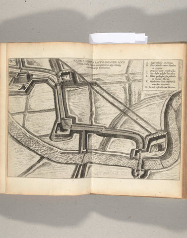 Redoubts and trenches, 1624-1625, anonymous, 1625 - 1626 Canvas Print