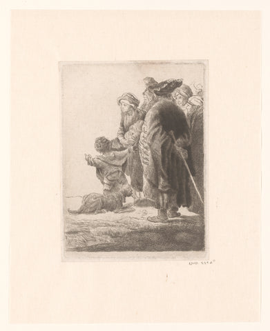 Christ preaching (The hundred guilder print), William Baillie, 1733 - 1810 Canvas Print