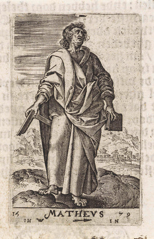 H. Matteüs, Johannes Wierix (attributed to), 1609 Canvas Print