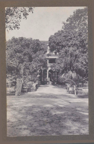 Woman standing in front of home, anonymous, 1912 Canvas Print