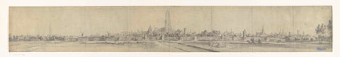 View of Utrecht, 1672, frères Moreau, 1900 - 1903 Canvas Print