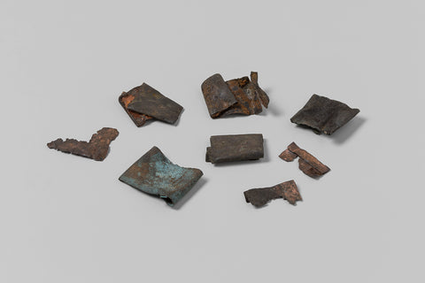 Fragments of batter from the wreck of the East Indiesman Hollandia, anonymous, 1700 - in or before 1743 Canvas Print