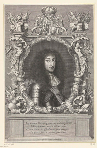 Portrait of Charles Emmanuel II, Robert Nanteuil, 1668 Canvas Print