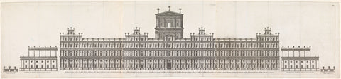 Façade of the new temple, anonymous, 1618 Canvas Print