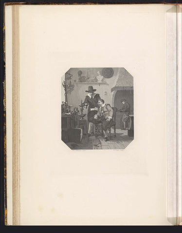 The goldsmiths Adam van Vianen I and II, ca. 1616, Hendrik D. Jzn Sluyter, 1865 - 1870 Canvas Print