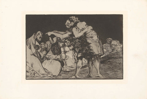 Unordered Folly, Francisco de Goya, 1864 Canvas Print