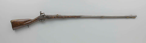 Flint hunting rifle, Jan van Wijk (?-1729), 1700 - 1710 Canvas Print