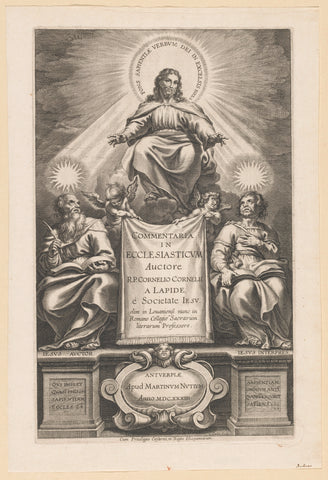 Dethroning Christ with two men, Cornelis Galle (I), 1634 Canvas Print