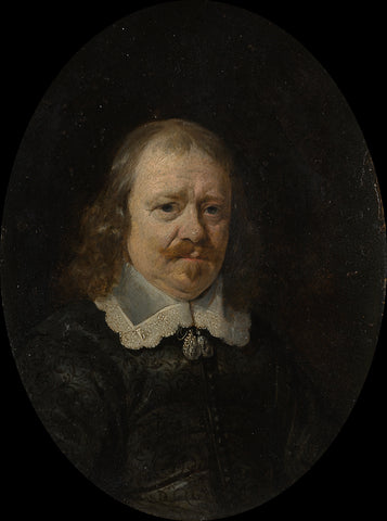 Godard van Reede (1588-1648), Lord of Nederhorst. Delegate of the Province of Utrecht at the Peace Conference at Münster (1646-48), Gerard ter Borch (II), 1646 - 1648 Canvas Print