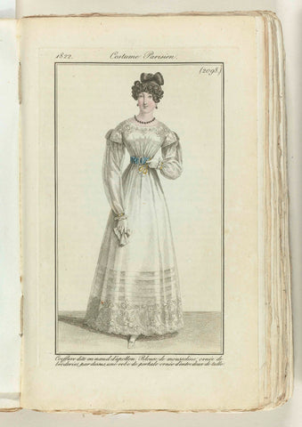 Journal des Dames et des Modes 1822, Costume Parisien (2098), anonymous, 1822 Canvas Print