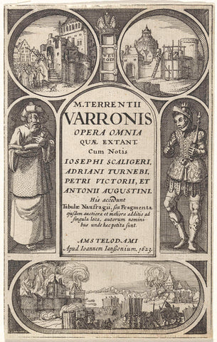 Titelpagina voor: Opera omnia qvæ extant, 1623, Claes Jansz. Visscher (II), 1623 Canvas Print