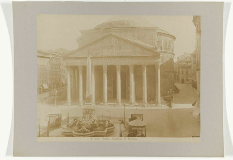 Pantheon, anonymous, c. 1880 - c. 1904 Canvas Print