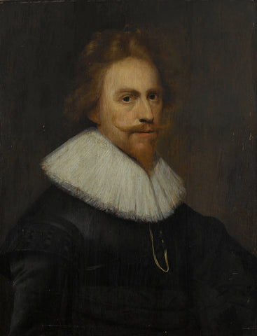 Self-Portrait, Wybrand de Geest (I), 1629 Canvas Print