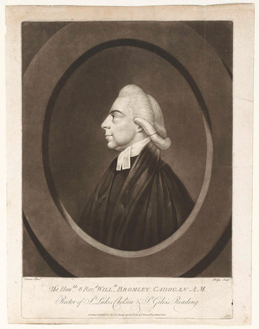 Portret van William Bromley Cadogan, Charles Howard Hodges, 1784 Canvas Print