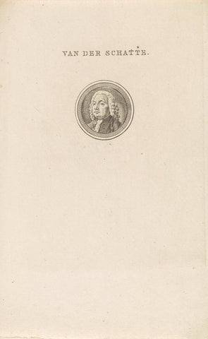 Portrait of Albertus van der Schatte, Abraham Jacobsz. Hulk, 1794 – 1796 Canvas Print