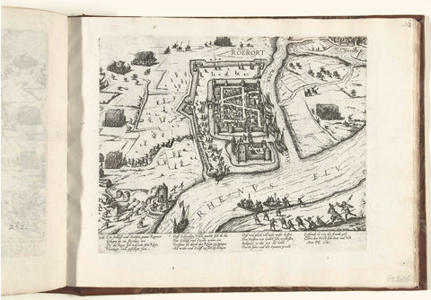 Intake of Ruhrort, 1587, Frans Hogenberg, 1587 - 1589 Canvas Print