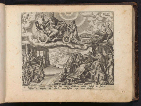 The Planet Jupiter and Its Children, Harmen Jansz Muller, 1646 Canvas Print