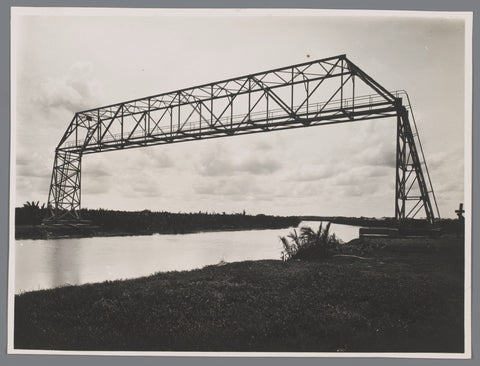 Footbridge, anonymous, 1931 - 1940 Canvas Print