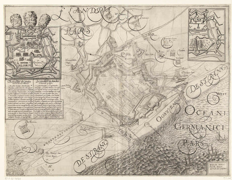 Siege of Ostend, 1604, Floris Balthasarsz. of Berckenrode, 1604 Canvas Print