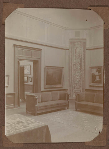 French retrospective exhibition in the Drucker extension in 1926, 1926 Canvas Print