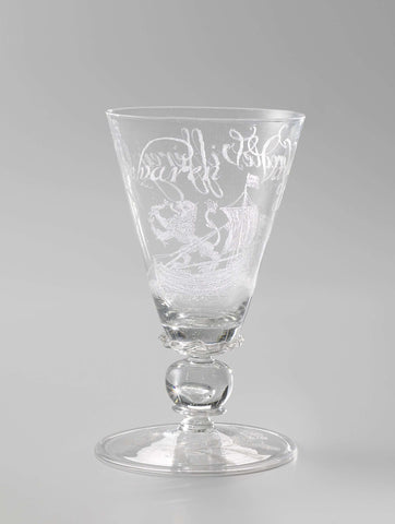 Wine glass, anonymous, 1683 Canvas Print