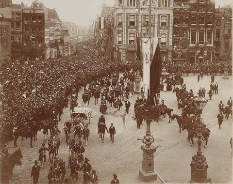 Entry amsterdam queen Wilhelmina, 5 September 1898, anonymous, 1898 Canvas Print