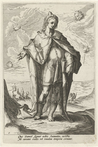 Daniël, Jacob Matham (attributed to), 1589 Canvas Print