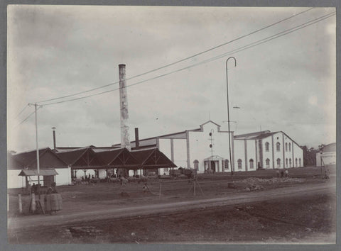 Sugar factory Tjomal, anonymous, c. 1900 - 1919 Canvas Print