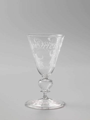 Wine glass, anonymous, c. 1680 - c. 1700 Canvas Print