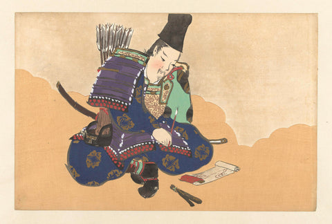 Tadanori, Kamisaka Sekka, 1909 Canvas Print