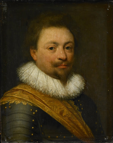 Portrait of William, Count of Nassau-Siegen, Jan Antonisz van Ravesteyn (workshop of), c. 1620 - c. 1630 Canvas Print