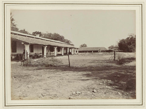 Commercial buildings, Kassian Céphas, 1886 Canvas Print