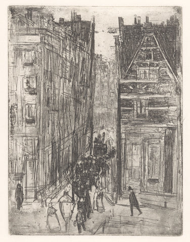 Gasthuismolensteeg in Amsterdam, Isaac Israels, 1968 Canvas Print