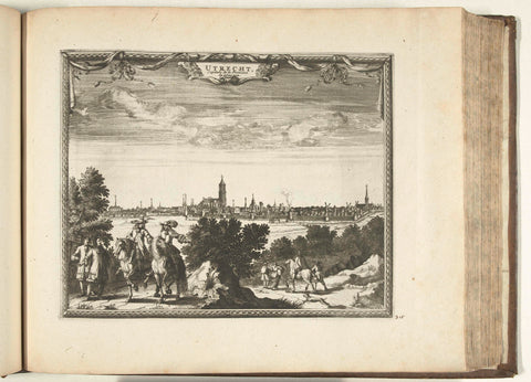 View of Utrecht, 1726, anonymous, 1726 Canvas Print