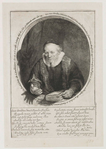 Jan Cornelisz Sylvius, Rembrandt van Rijn, 1646 Canvas Print