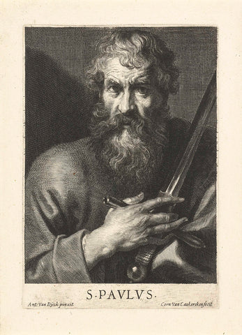 Paulus, Cornelis van Caukercken, c. 1640 - 1680 Canvas Print