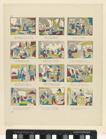 Ambachten en bezigheden, Lutkie & Cranenburg, 1848 - 1881 Canvas Print