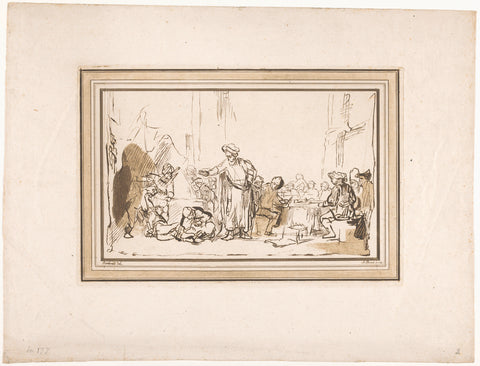 Gelijkenis van de koninklijke bruiloft, Adam von Bartsch, 1782 Canvas Print