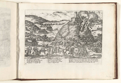 Capture and destruction of Godesberg, 1583, Frans Hogenberg, 1583 - 1585 Canvas Print