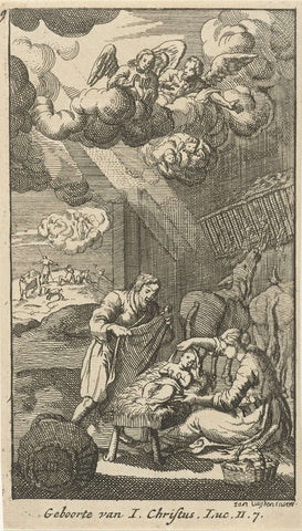 Nativity of Christ, anonymous, 1720 Canvas Print