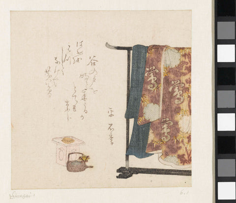 Kimono on a standard, anonymous, c. 1800 - c. 1805 Canvas Print