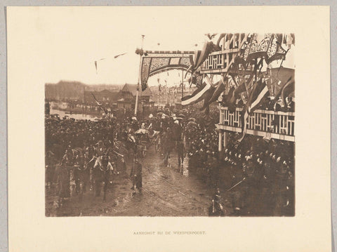 Arrival of the Golden Coach at the Weesperpoort, Barend Groote & Co. (attributed to), 1901 Canvas Print