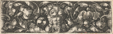 Frisian with a chest crest in the middle, Monogrammist MHF (16th century), c. 1500 - c. 1600 Canvas Print