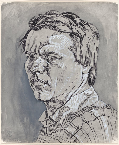 Self-portrait 1993 no. 33, Philip Akkerman, 1993 Canvas Print