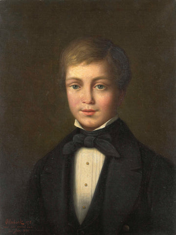 Jacob van Eeghen (1818-34). At the age of twelve, Jacobus Hermanus Otterbeek, 1878 Canvas Print