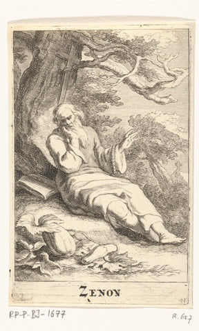 Saint Zeno, Frederick Bloemaert, after 1636 - c. 1670 Canvas Print